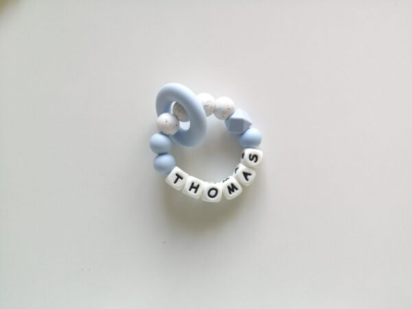 Teething Silicone Ring - Blue