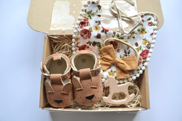 Welcome Baby Girl Boho Gift Set