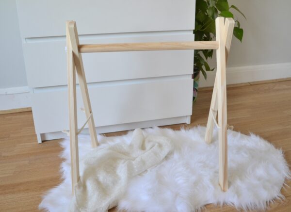 Wooden Baby Gym - Plain Wood