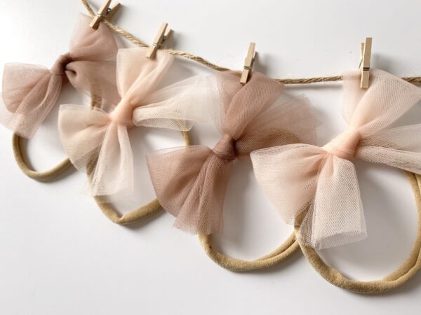 Ballerina Bow Headbands - Tulle