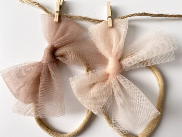Ballerina Bow Headbands - Tulle