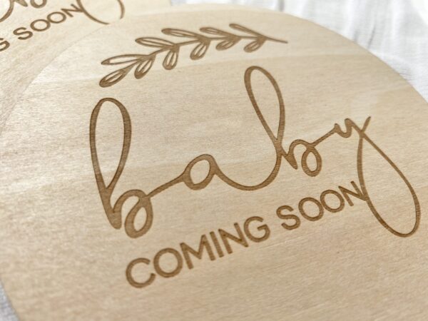 Baby Coming Soon Sign