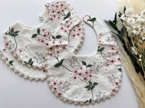 Cotton Bib – Embroidered